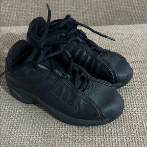 Nike Kids Size 12 C Black Lace Up Sneakers